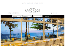 Tablet Screenshot of hotelarpoador.com